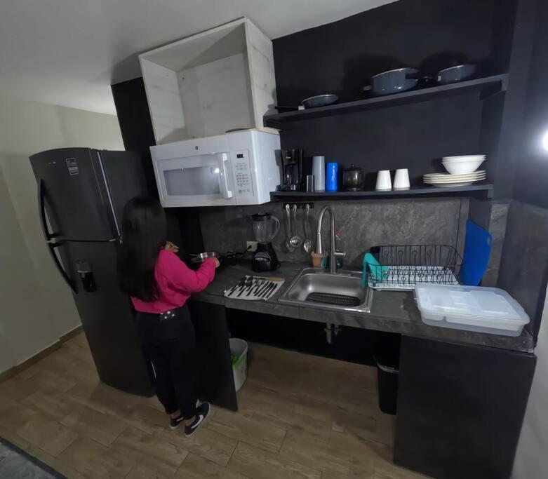Departamento Privado7, 2 Camas Matri, Parking, Cocina Equipada, Wifi 65 Mb, 2 Climas,Centrico,Tv Smart Appartement Ciudad Valles Buitenkant foto